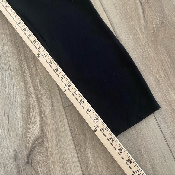 Quince Women's Ultra Stretch Ponte Skinny Pants Black Large Petite Office - Picture 8 of 11